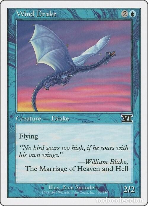 Trading Cards: Carta MTG-Draghetto del Vento-Sesta Edizione-N.106-ITA-Good- - Magic the Gathering