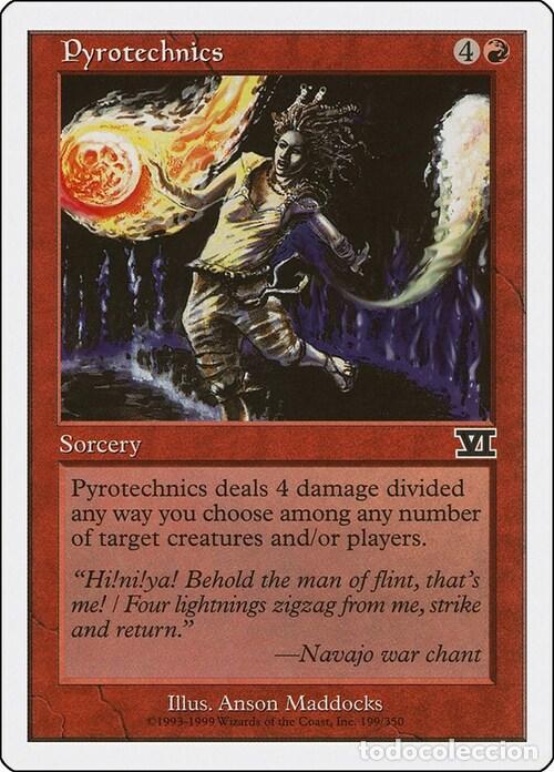 Trading Cards: Carta MTG-Fuochi d'Artificio-Sesta Edizione-N.199-ITA-Good- - Magic the Gathering