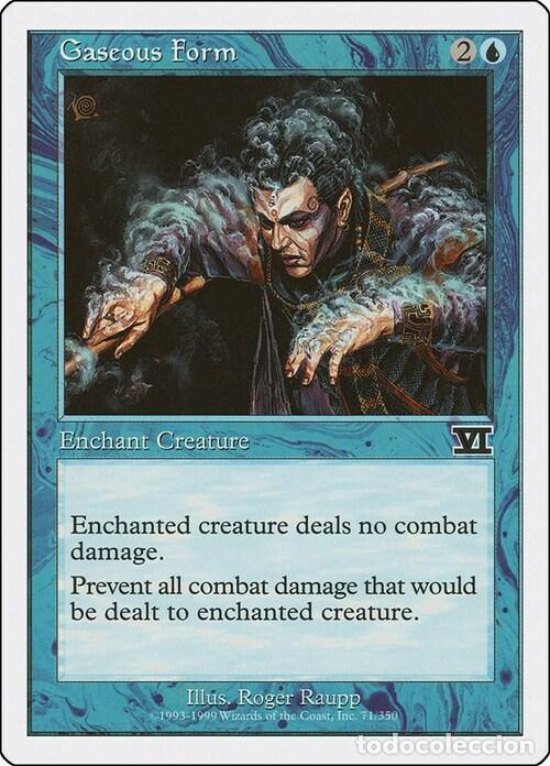 Trading Cards: Carta MTG-Forma Gassosa-Sesta Edizione-N.071-ITA-EX- - Magic the Gathering
