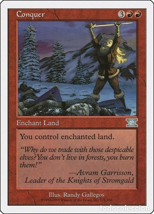 Trading Cards: Carta MTG-Conquista-Sesta Edizione-N.171-ITA-EX- - Magic the Gathering