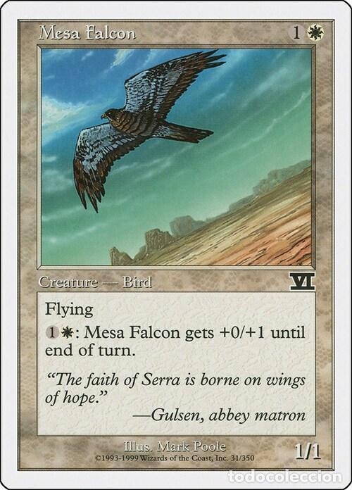 Trading Cards: Carta MTG-Falcone delle Mese-Sesta Edizione-N.031-ITA-EX- - Magic the Gathering