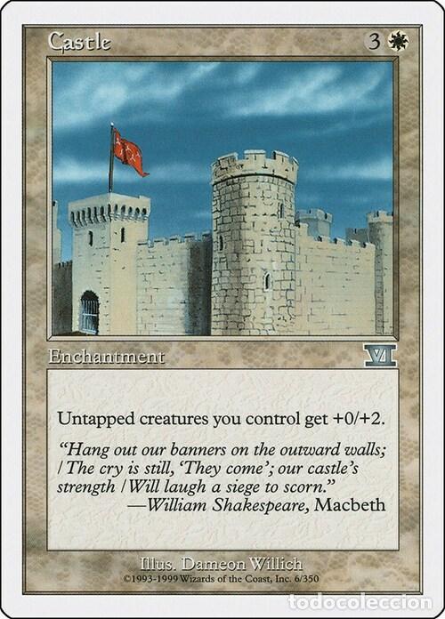 Trading Cards: Carta MTG-Castello-Sesta Edizione-N.006-ITA-EX- - Magic the Gathering
