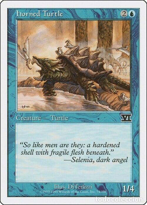 Trading Cards: Carta MTG-Tartaruga Cornuta-Sesta Edizione-N.074-ITA-Good- - Magic the Gathering