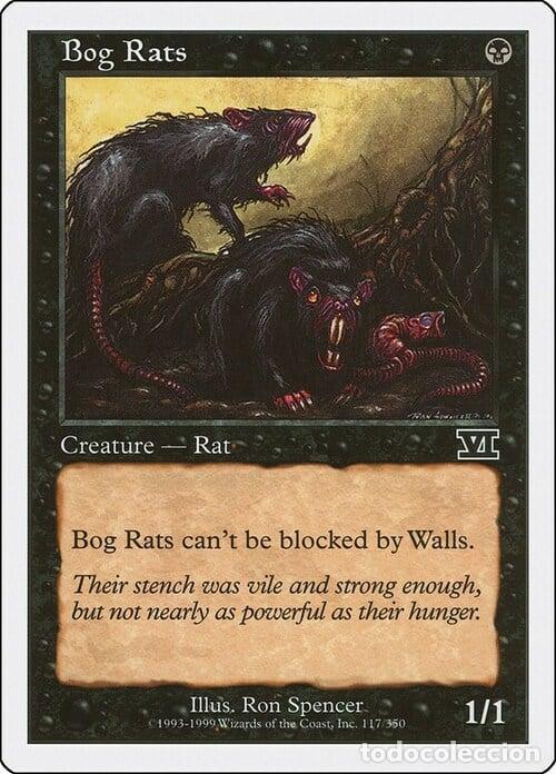 Trading Cards: Carta MTG-Topi delle Paludi-Sesta Edizione-N.117-ITA-EX- - Magic the Gathering