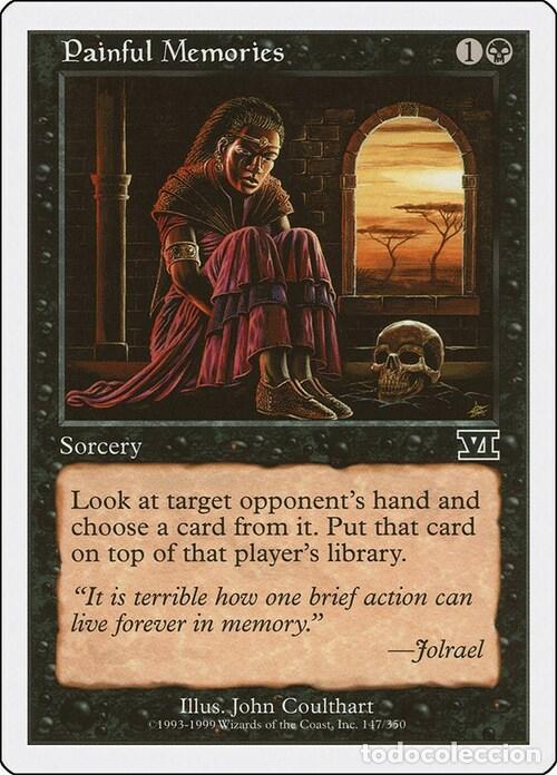 Trading Cards: Carta MTG-Ricordi Dolorosi-Sesta Edizione-N.147-ITA-EX- - Magic the Gathering