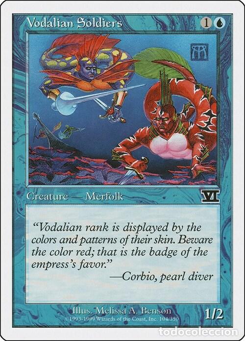 Trading Cards: Carta MTG-Soldati di Vodalia-Sesta Edizione-N.104-ITA-EX- - Magic the Gathering