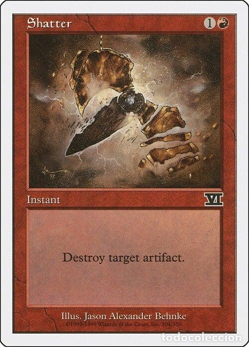 Trading Cards: Carta MTG-Distruggi Artefatto-Sesta Edizione-N.204-ITA-Good- - Magic the Gathering