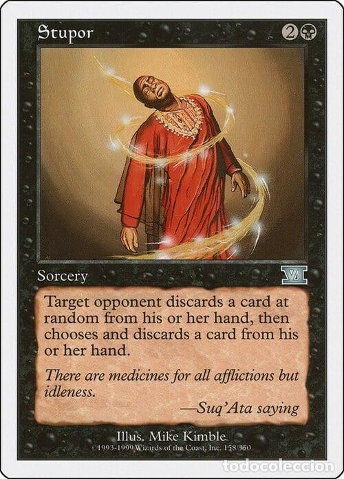 Trading Cards: Carta MTG-Torpore-Sesta Edizione-N.158-ITA-EX- - Magic the Gathering