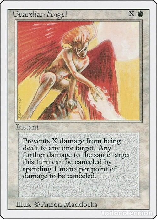 Trading Cards: Carta MTG-Guardian Angel -Revised-N.021-EN-EX- - Magic the Gathering