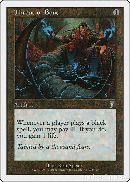 Trading Cards: Carta MTG-Trono d'Ossa-Settima Edizione-N.322-ITA-Good- - Magic the Gathering