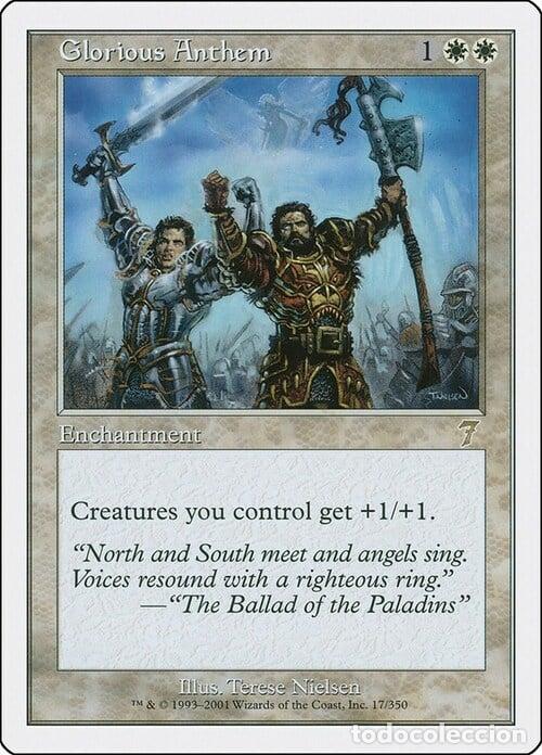 Trading Cards: Carta MTG-Glorious Anthem-Settima Edizione-N.017-EN-EX- - Magic the Gathering