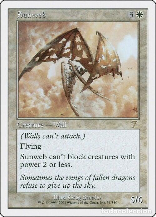 Trading Cards: Carta MTG-Ragnatela Solare-Settima Edizione-N.051-ITA-EX- - Magic the Gathering
