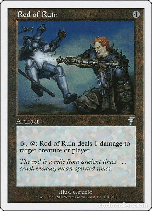 Trading Cards: Carta MTG-Scettro della Rovina-Settima Edizione-N.314-ITA-Good- - Magic the Gathering