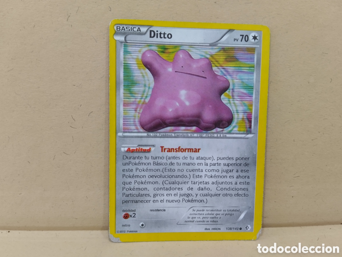 Trading cards: CARTA POKEMON DITTO 2012 - Foto 1
