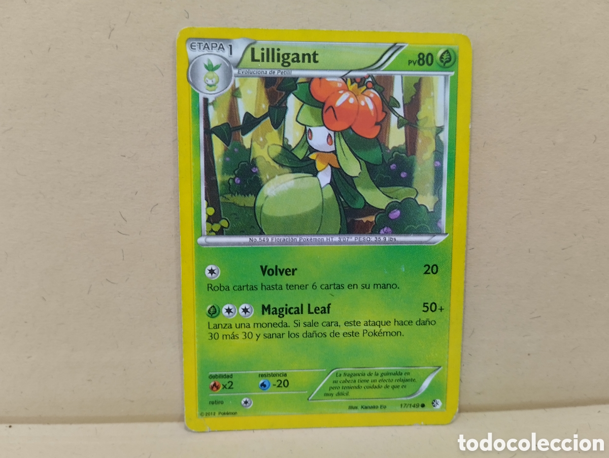 Trading cards: CARTA POKEMON LILIGANT 2012 - Foto 1