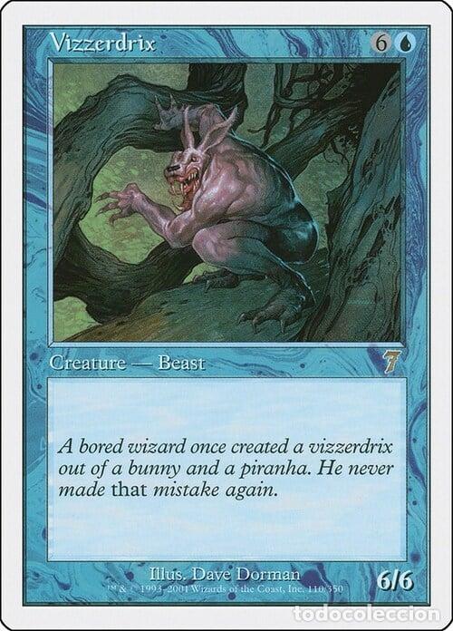 Trading Cards: Carta MTG-Vizzerdrix-Settima Edizione-N.103-ITA-LP- - Magic the Gathering