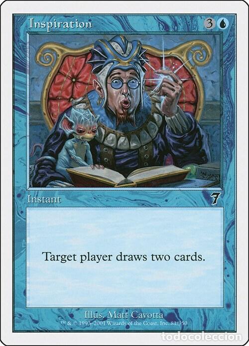 Trading Cards: Carta MTG-Ispirazione-Settima Edizione-N.088-ITA-Good- - Magic the Gathering