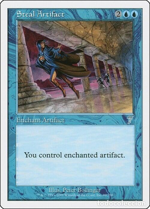 Trading Cards: Carta MTG-Rubare Artefatto-Settima Edizione-N.101-CHINA-S-EX- - Magic the Gathering