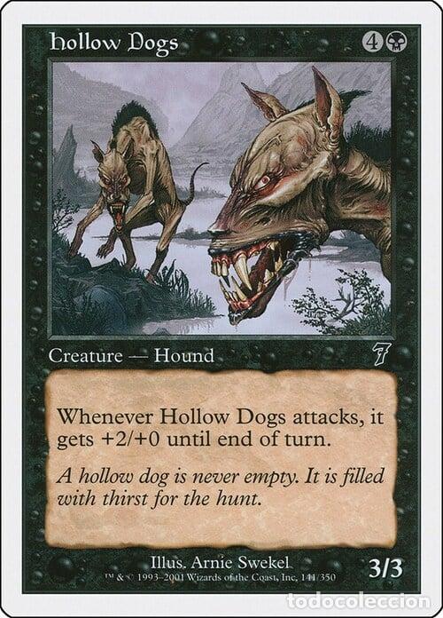 Trading Cards: Carta MTG-Cani Cavi-Settima Edizione-N.119-ITA-EX- - Magic the Gathering