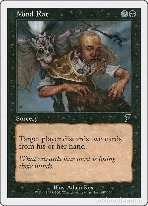 Trading Cards: Carta MTG-Cancrena della Mente-Settima Edizione-N.147-ITA-Poor- - Magic the Gathering