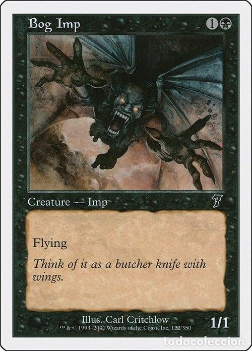 Trading Cards: Carta MTG-Demonietto delle Paludi-Settima Edizione-N.147-ITA-Good- - Magic the Gathering