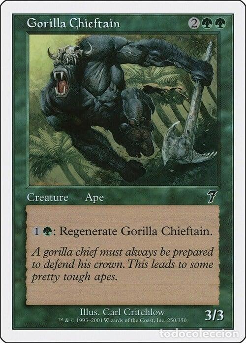 Trading Cards: Carta MTG-Capotrib&ugrave; dei Gorilla-Settima Edizione-N.250-ITA-Good- - Magic the Gathering