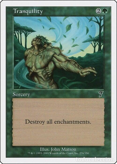 Trading Cards: Carta MTG-Tranquillit&agrave;-Settima Edizione-N.243-ITA-LP- - Magic the Gathering