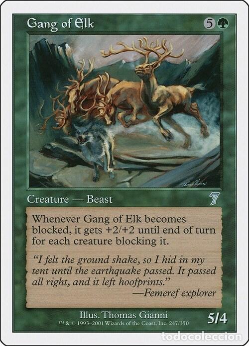 Trading Cards: Carta MTG-Branco di Alci-Settima Edizione-N.235-ITA-Poor- - Magic the Gathering