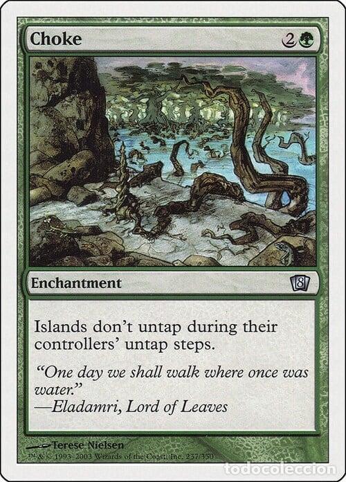 Trading Cards: Carta MTG-Soffocamento-Ottava Edizione-N.323-ITA-EX- - Magic the Gathering