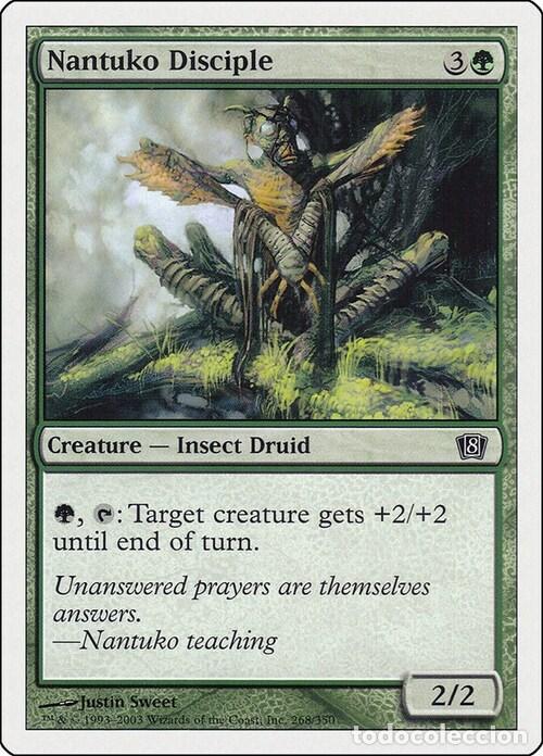 Trading Cards: Carta MTG-Nantuko Disciple-Ottava Edizione-N.239-EN-LP- - Magic the Gathering