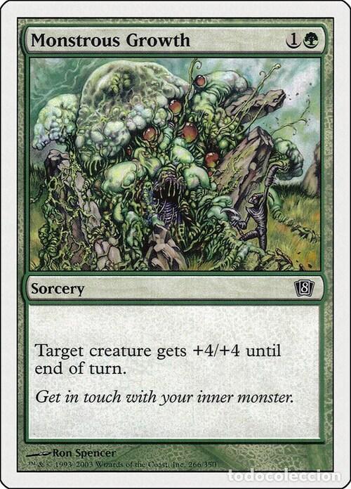 Trading Cards: Carta MTG-Crescita Mostruosa-Ottava Edizione-N.271-ITA-Good- - Magic the Gathering