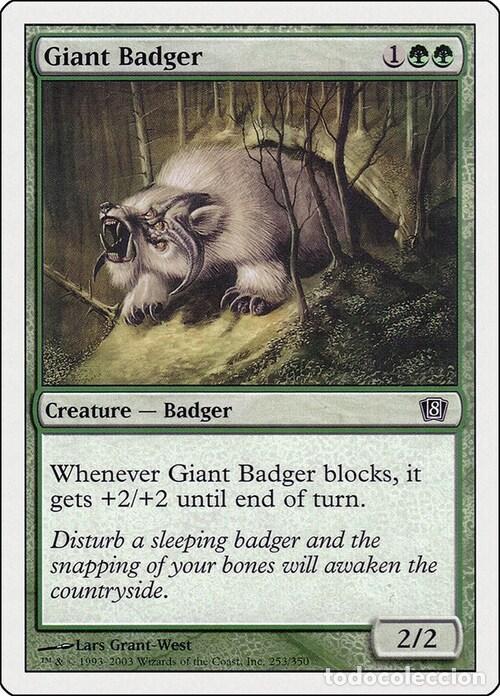 Trading Cards: Carta MTG-Tasso Gigante-Ottava Edizione-N.268-ITA-EX- - Magic the Gathering