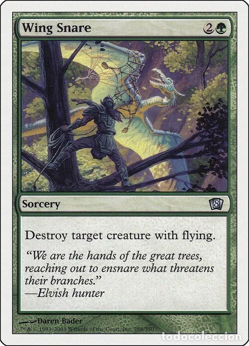 Trading Cards: Carta MTG-Wing Snare-Ottava Edizione-N.288-EN-EX- - Magic the Gathering
