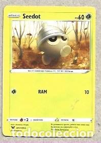 Trading cards: CROMOS DE POK&Eacute;MON B&Aacute;SICO SEEDOT PS 60 DEL A&Ntilde;O 2020 - Foto 1
