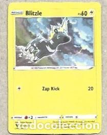 Trading cards: CROMOS DE POK&Eacute;MON B&Aacute;SICO BLITZLE PS 60 DEL A&Ntilde;O 2020 - Foto 1