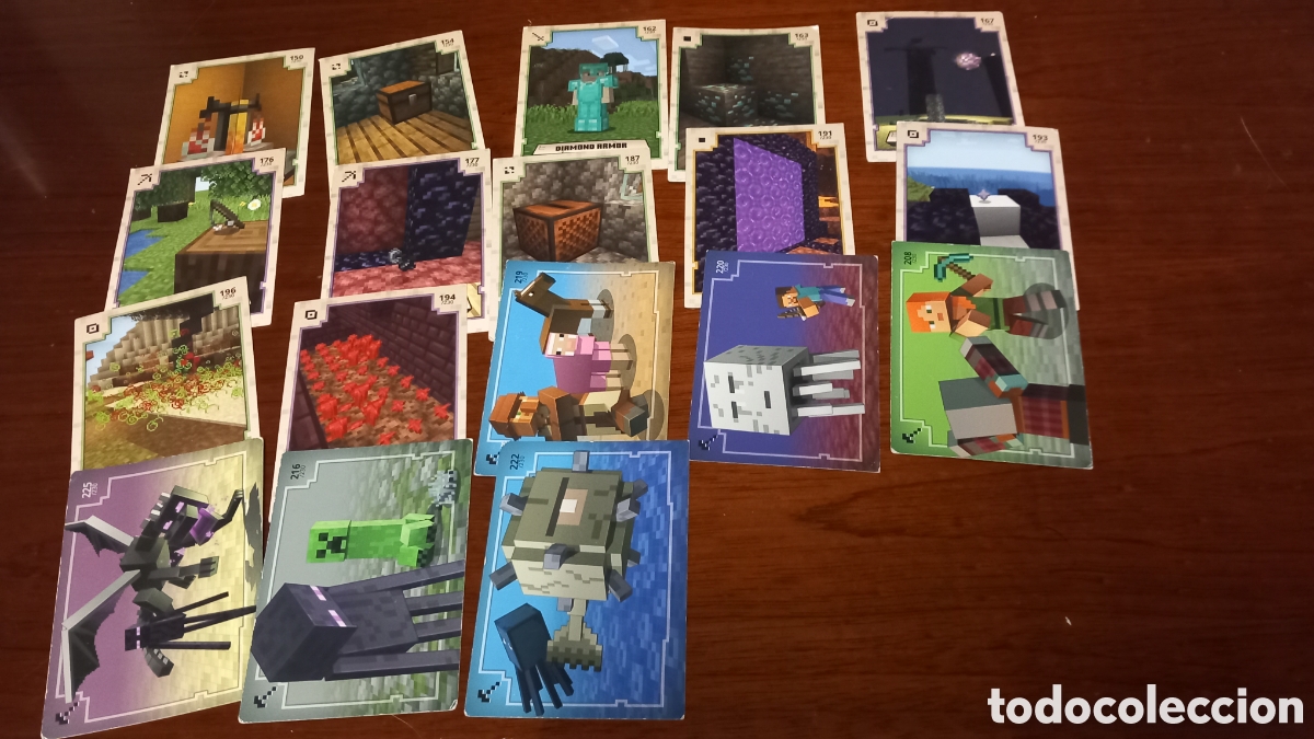 Trading cards: minecraft PANINI LOTE - Foto 2