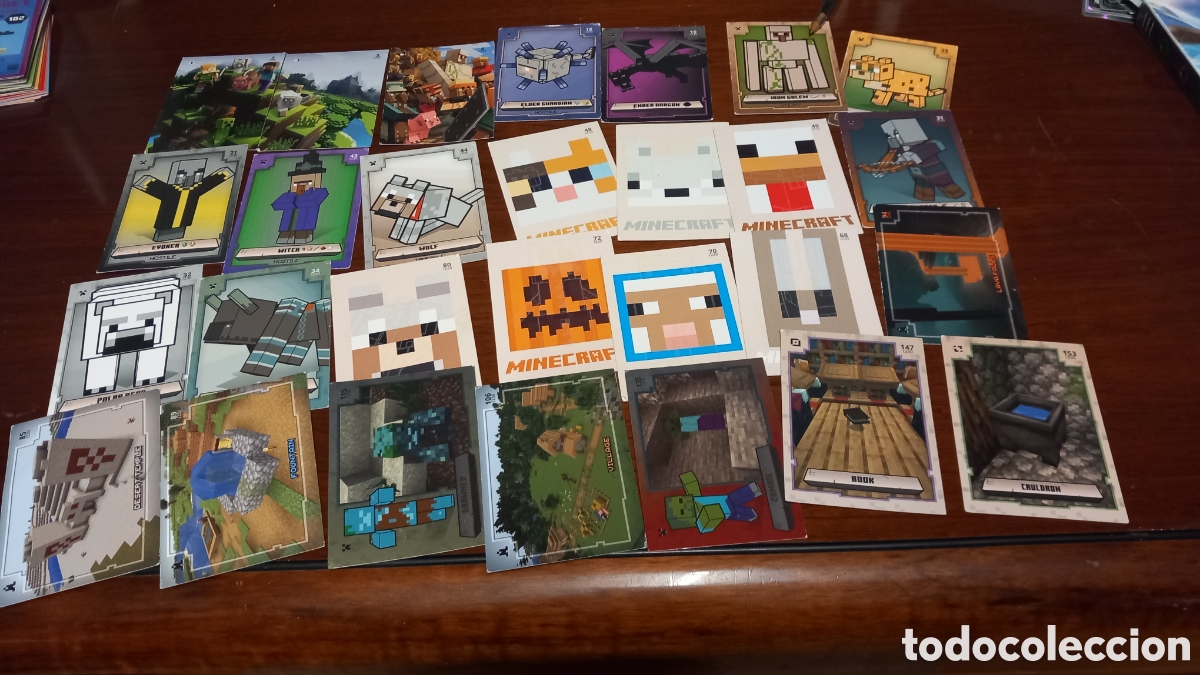 Trading cards: minecraft PANINI LOTE - Foto 1