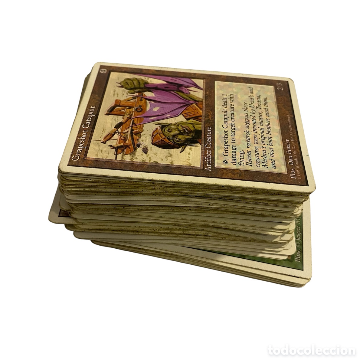 Lote 126 cartas cards magic the gathering revised edition mtg