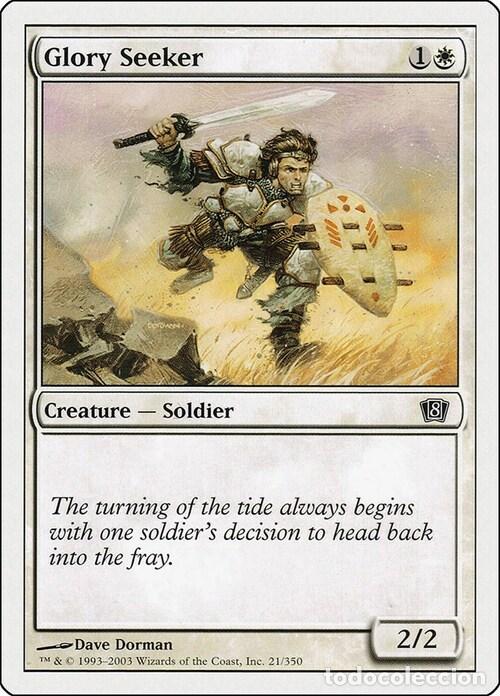 Trading Cards: Carta MTG-Cacciatore di Gloria-Ottava Edizione-N.036-ITA-EX- - Magic the Gathering