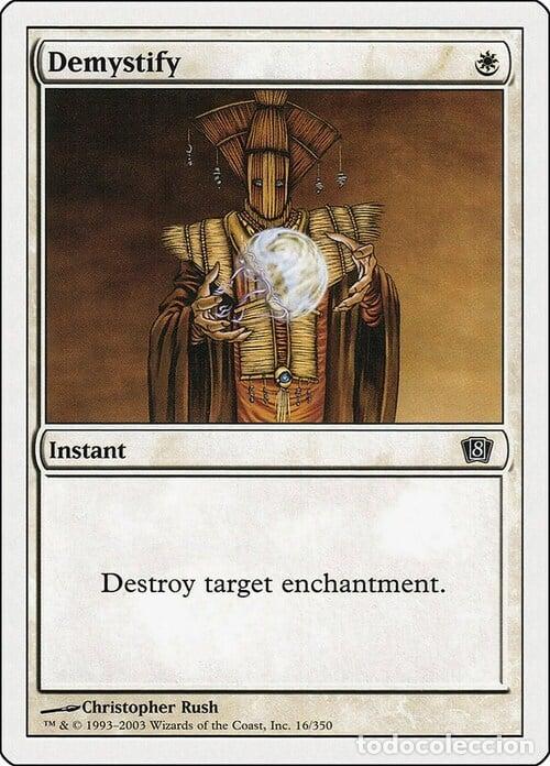 Trading Cards: Carta MTG-Demistificare-Ottava Edizione-N.021-ITA-EX- - Magic the Gathering