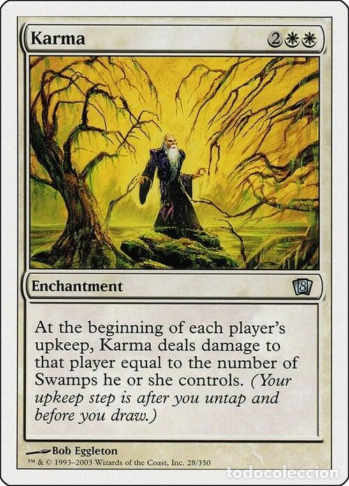 Trading Cards: Carta MTG-Karma-Ottava Edizione-N.003-ITA-Good- - Magic the Gathering