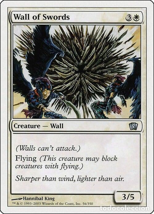 Trading Cards: Carta MTG-Muro di Spade-Ottava Edizione-N.035-ITA-Good- - Magic the Gathering