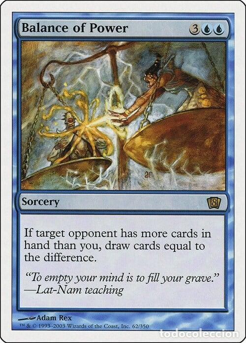 Trading Cards: Carta MTG-Bilancia del Potere-Ottava Edizione-N.060-ITA-Good- - Magic the Gathering