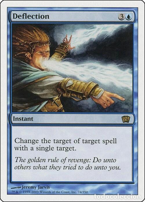 Trading Cards: Carta MTG-Deflettere-Ottava Edizione-N.074-ITA-EX- - Magic the Gathering
