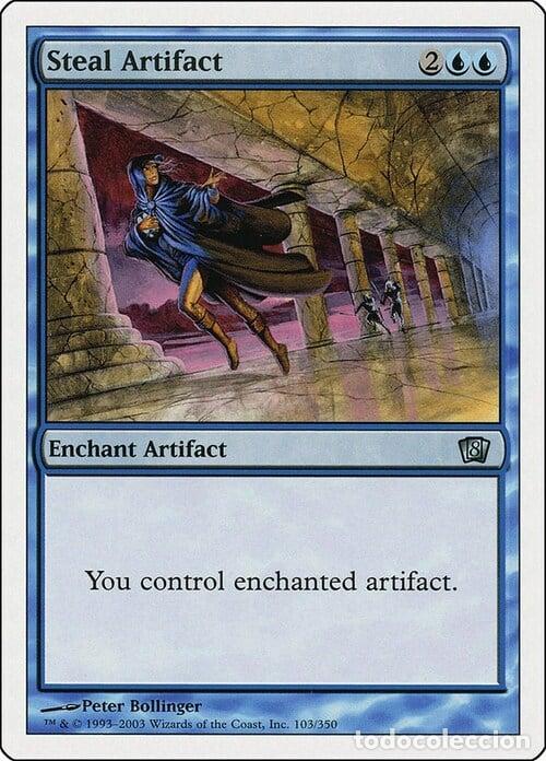 Trading Cards: Carta MTG-Rubare Artefatto-Ottava Edizione-N.080-ITA-LP- - Magic the Gathering