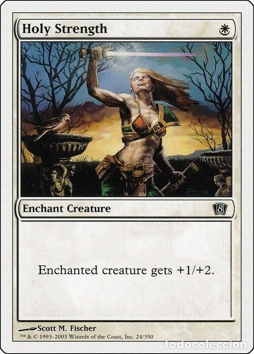 Trading Cards: Carta MTG-Forza Sacra-Ottava Edizione-N.044-ITA-EX- - Magic the Gathering