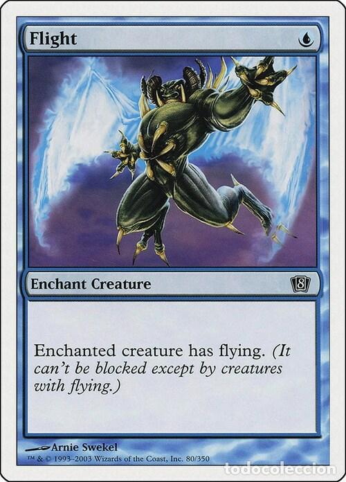 Trading Cards: Carta MTG-Volare-Ottava Edizione-N.080-ITA-Good- - Magic the Gathering