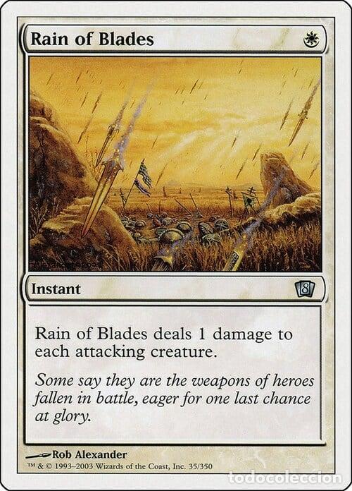 Trading Cards: Carta MTG-Pioggia di Lame-Ottava Edizione-N.049-ITA-Good- - Magic the Gathering
