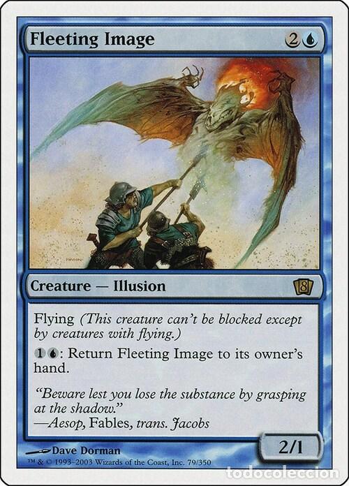 Trading Cards: Carta MTG-Immagine Sfuggente-Ottava Edizione-N.074-ITA-EX- - Magic the Gathering