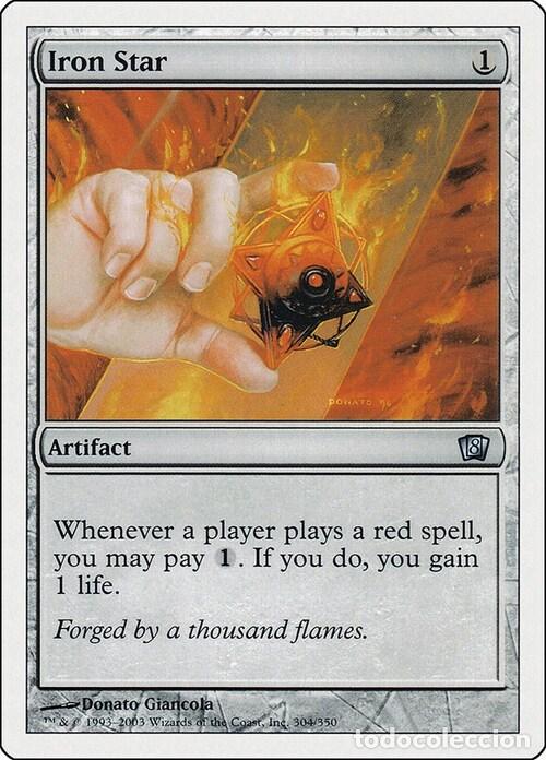 Trading Cards: Carta MTG-Stella di Ferro-Ottava Edizione-N.295-ITA-Poor- - Magic the Gathering